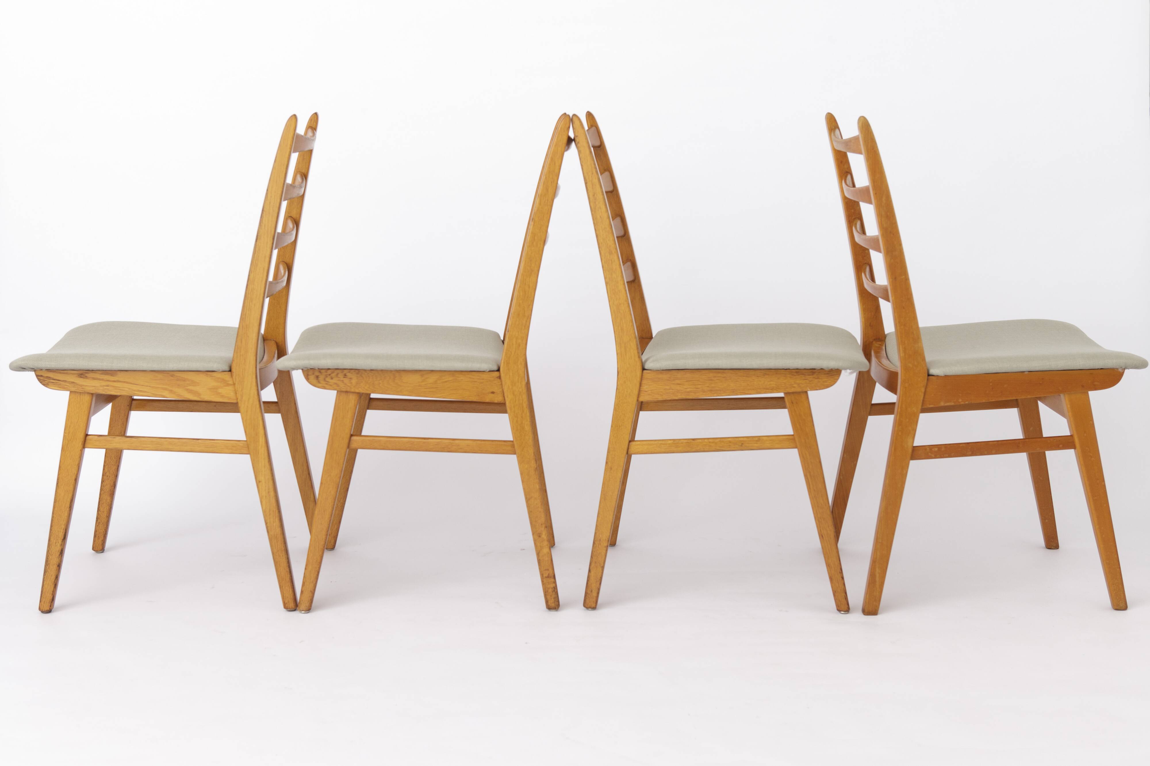 4 Vintage Chairs 1960s, Germany