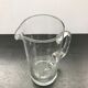 Former Pitcher Carafe Glass Blown Transparent - Engraving Eagle Vintage Kitchen