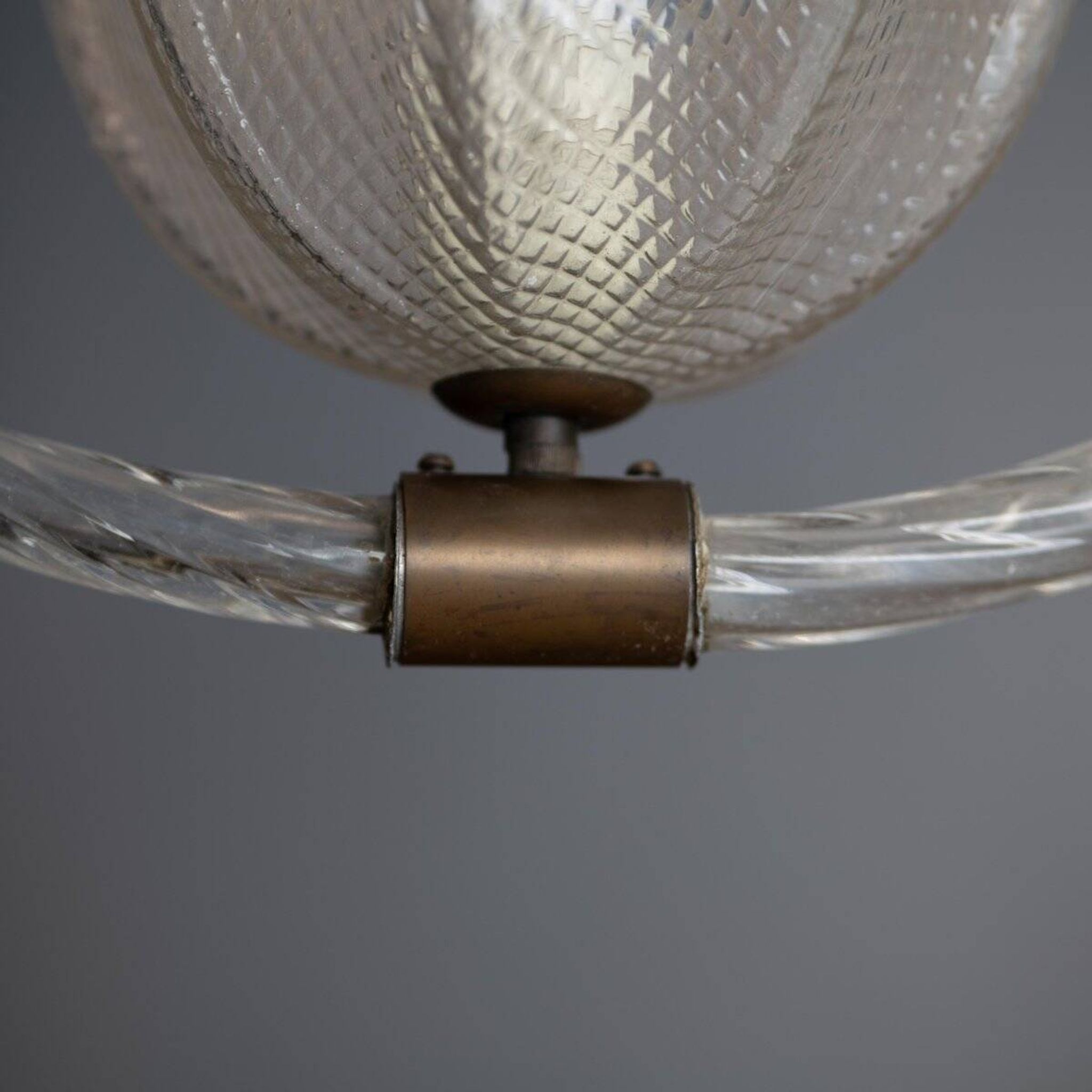 Murano glass pendant by Barovier & Toso, 1940s