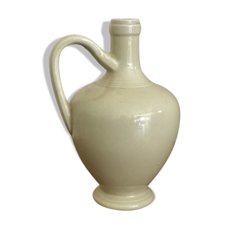 Pitcher with ceramic handle