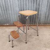 Tabouret escabeau marche-pied vintage