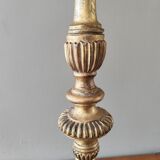 Golden wooden lamp base