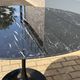 Original Knoll Tulip dining table (120cm) Nero Marquina glossy LIKE NEW!