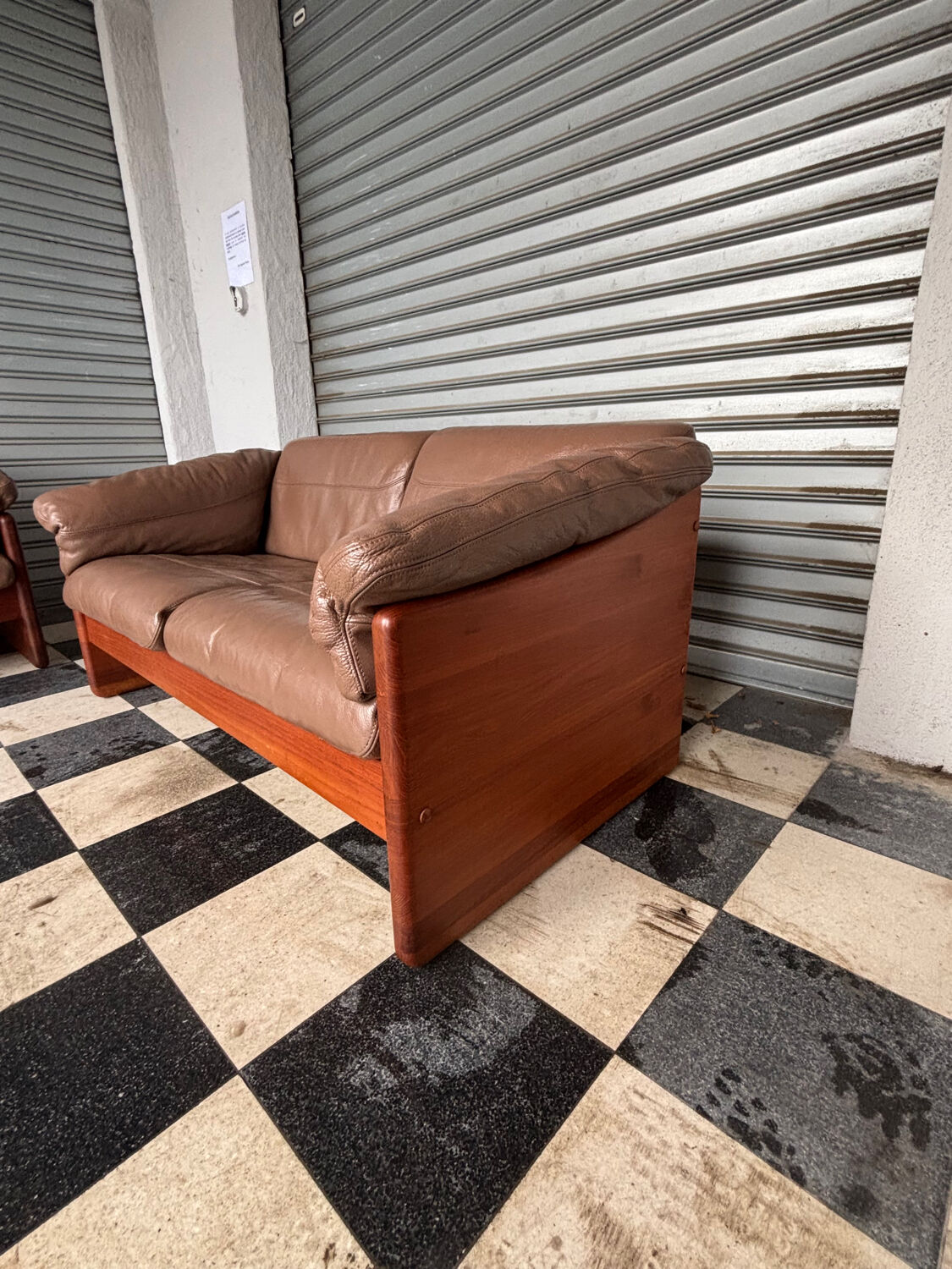 Canapé danois en teck massif Mikael Laursen