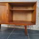 Scandinavian sideboard with sliding doors and drawers - teak
