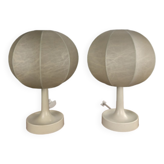 Cocoon table lamps set