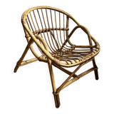 Fauteuil rotin enfant