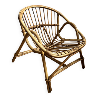Children's rattan armchair