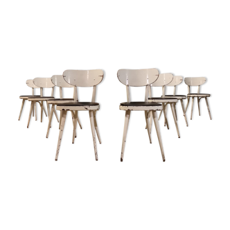 Lot de 8 chaises Baumann 731 G1S