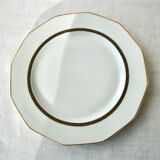 Set of 9 Limoges porcelain dessert plates