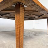 1940s inlaid oak coffee table