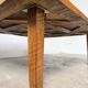 1940 marquetry oak coffee table