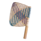 Bamboo straw fan