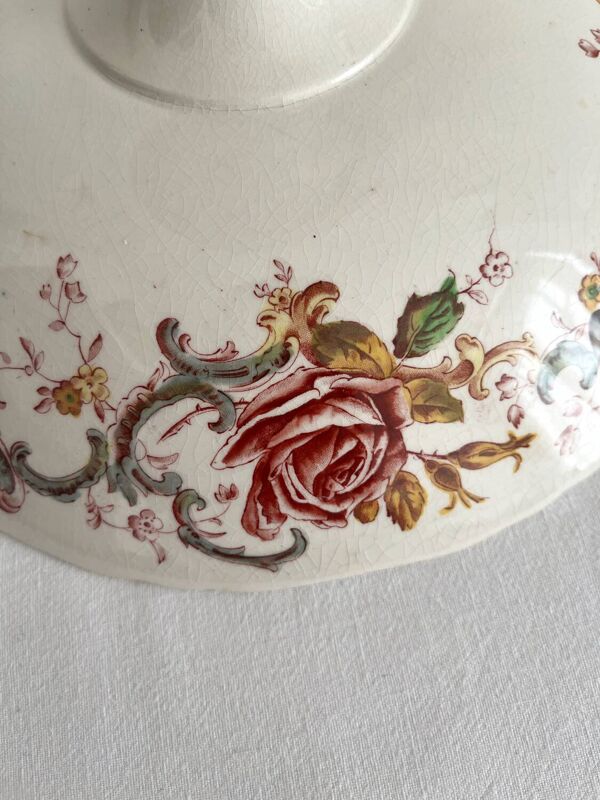 Compotier en terre de fer polychrome « Wentworth » Bishop & Stonier