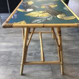 Bamboo rattan coffee table