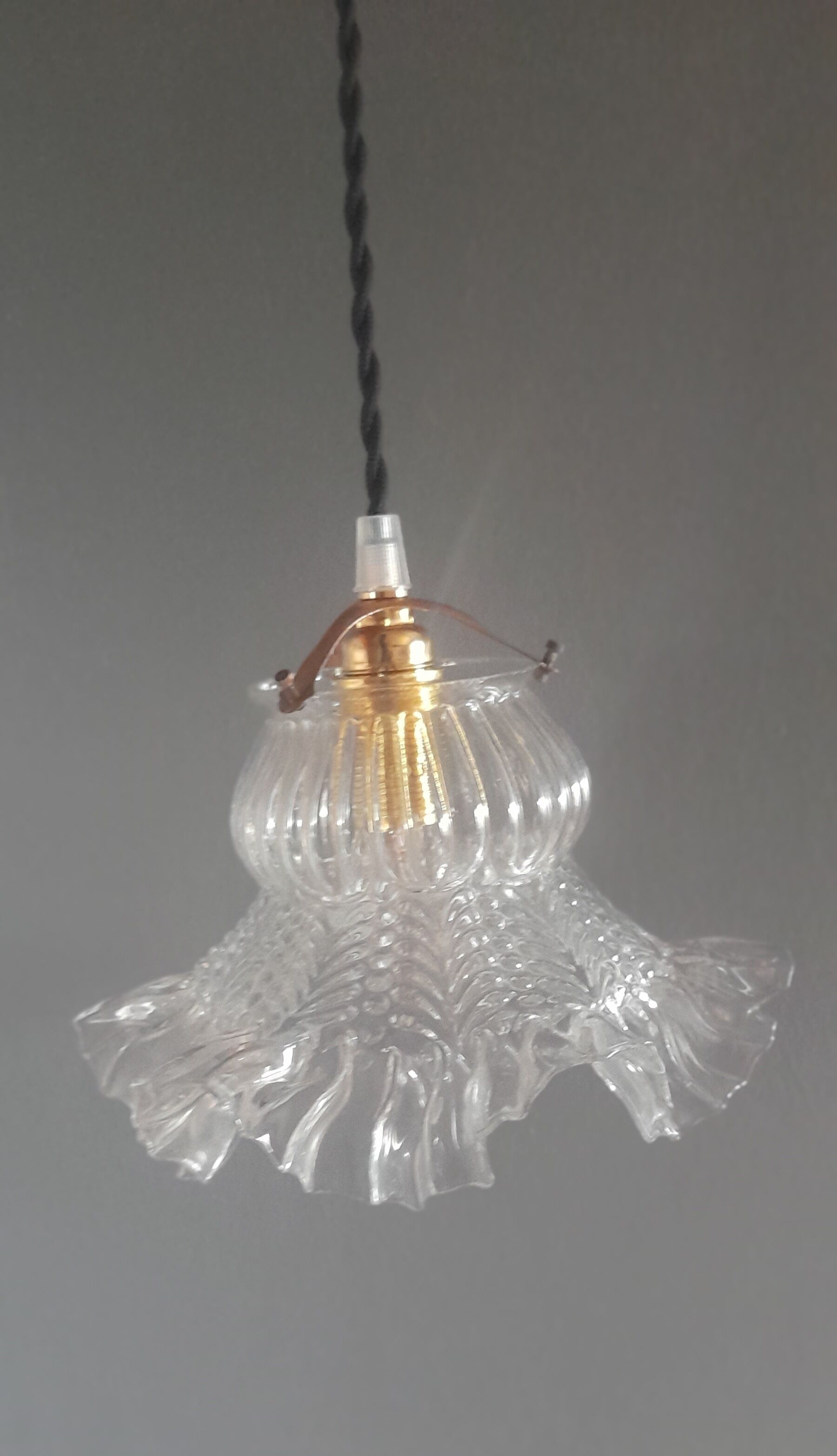 ANCIENNE APPLIQUE A 2 Tulipes Vintage Années 50 EUR 10,00 - FR