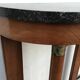 Small half-moon console empire vintage mahogany 1950