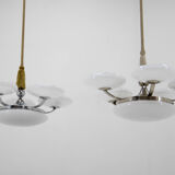Set of Two Art Nouveau / Art Deco Chandeliers, 1920s