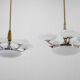 Set of Two Art Nouveau / Art Deco Chandeliers, 1920s