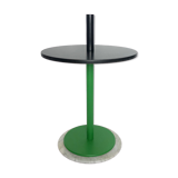 Memphis side table of 80s Italian marble design