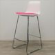 Enea Lottus high stool white pink
