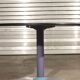 Memphis Style Dining Table in Steel and Melamine, 1980s
