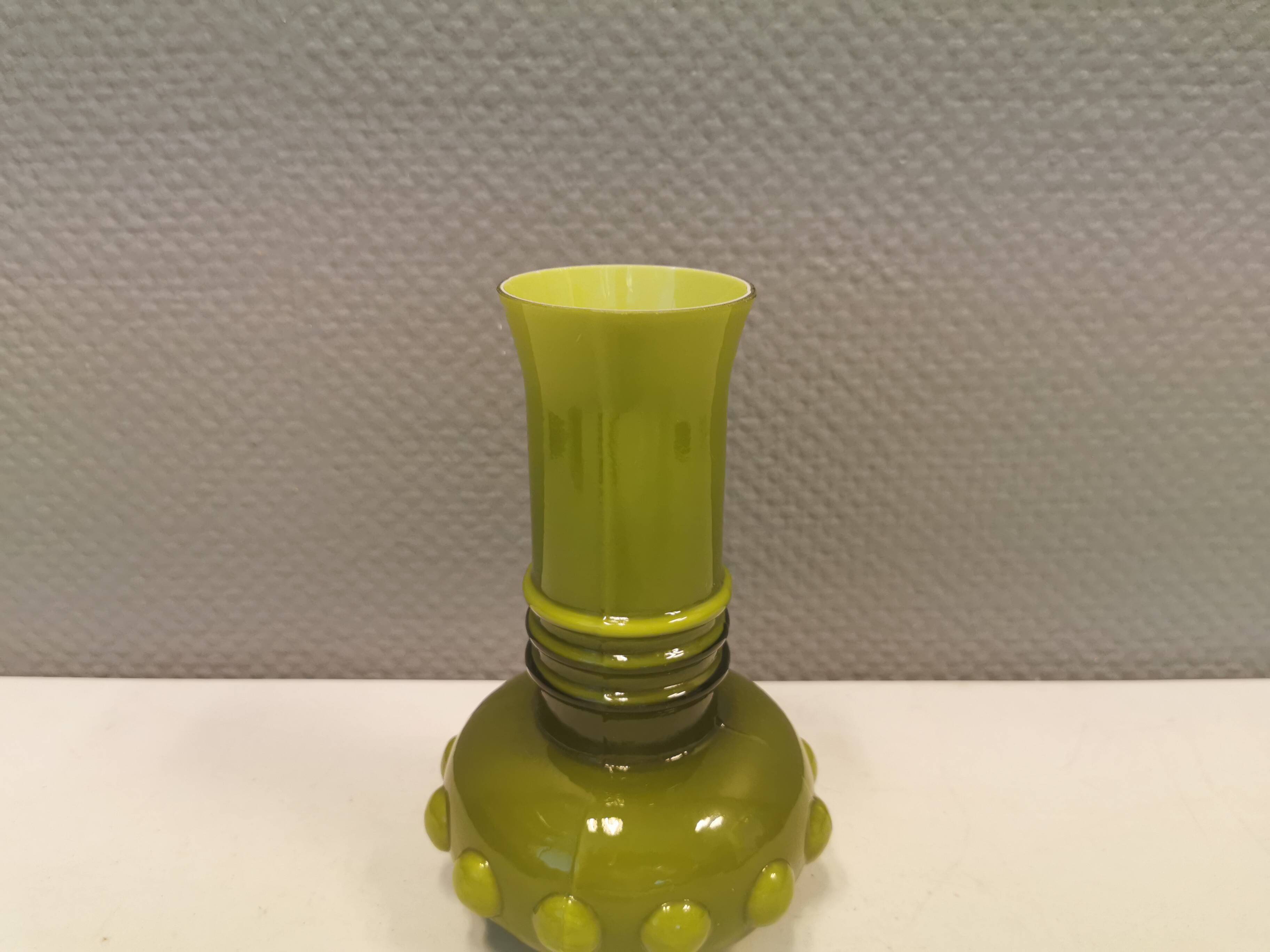 Vase de la verrerie suédoise flygsfors.