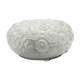 Round ceiling lamp made of molded glass