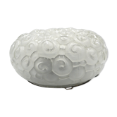 Round ceiling lamp made of molded glass