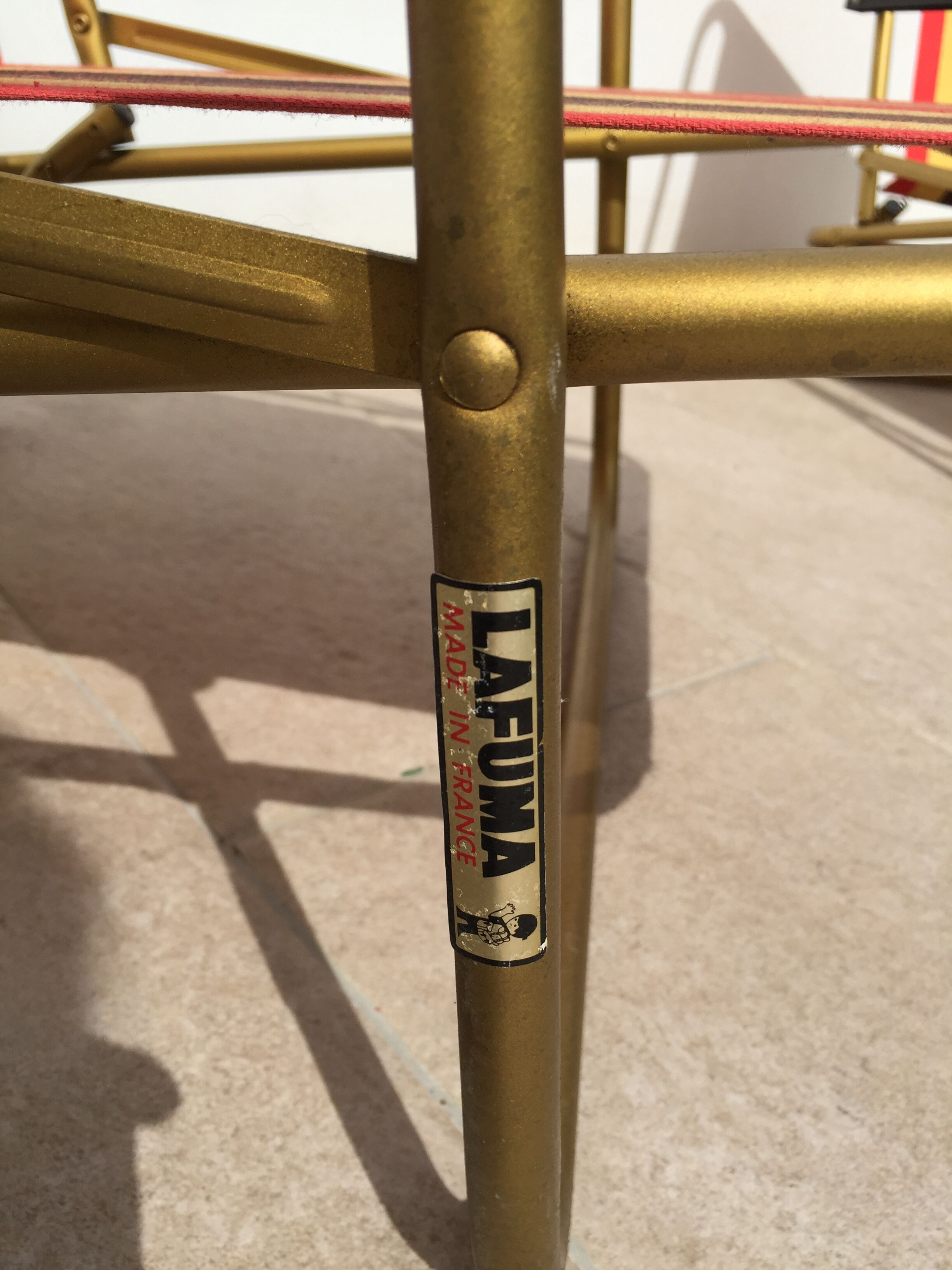 Low model lafuma folding chair