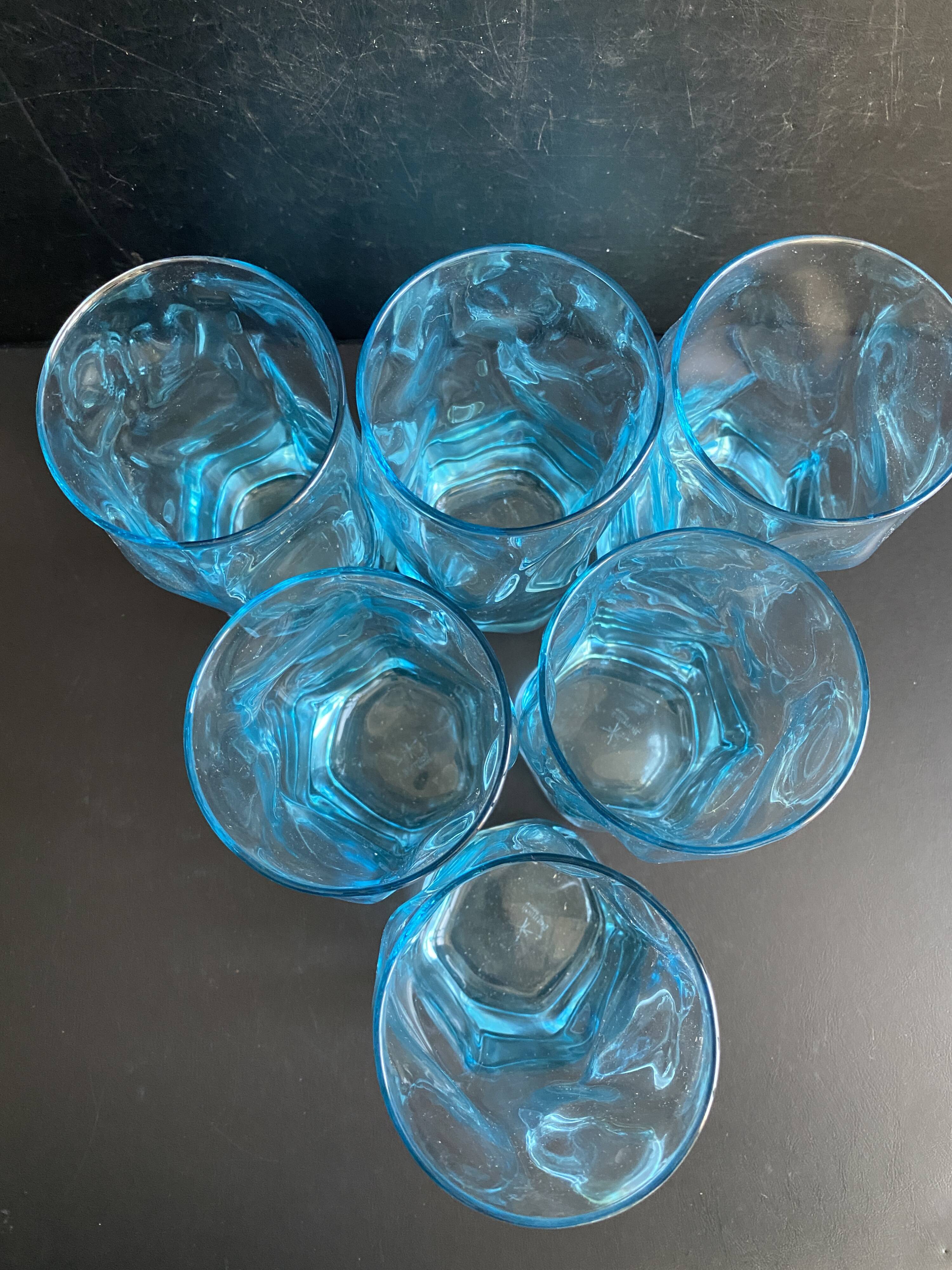 Magnifique lot de 6 verres vintage Bormioli Rocco