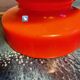 Vintage opaline glass lamp, Space Age, Murano 1960 - 1970