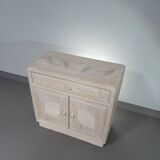 Split reed side board/cabinet 80 x 80 x 40 cm