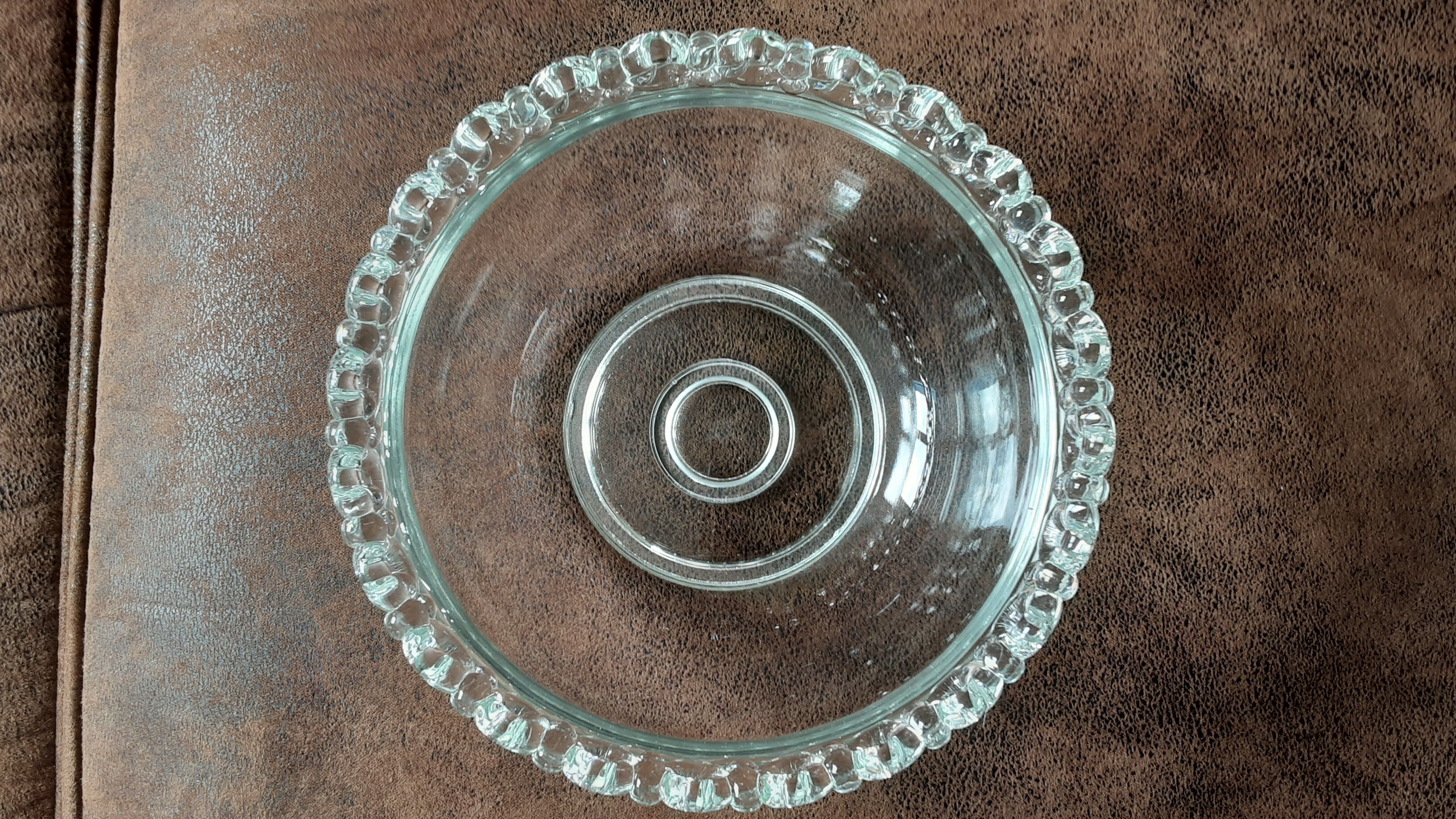 Crystal salad bowl