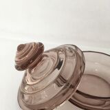 Duo Czech crystal bottles, 1950