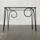 Table d'appoint en verre de style danois String des années 1960, milieu du siècle