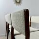 Set of 6 Italian design chairs Carlo de Carlo Cassina model 693 late 50s bouclette