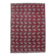 7x10 Kilim Wine Red Turkish Kilim Rug, 218x311Cm