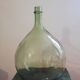 Dame-jeanne en verre soufflée verte 25l