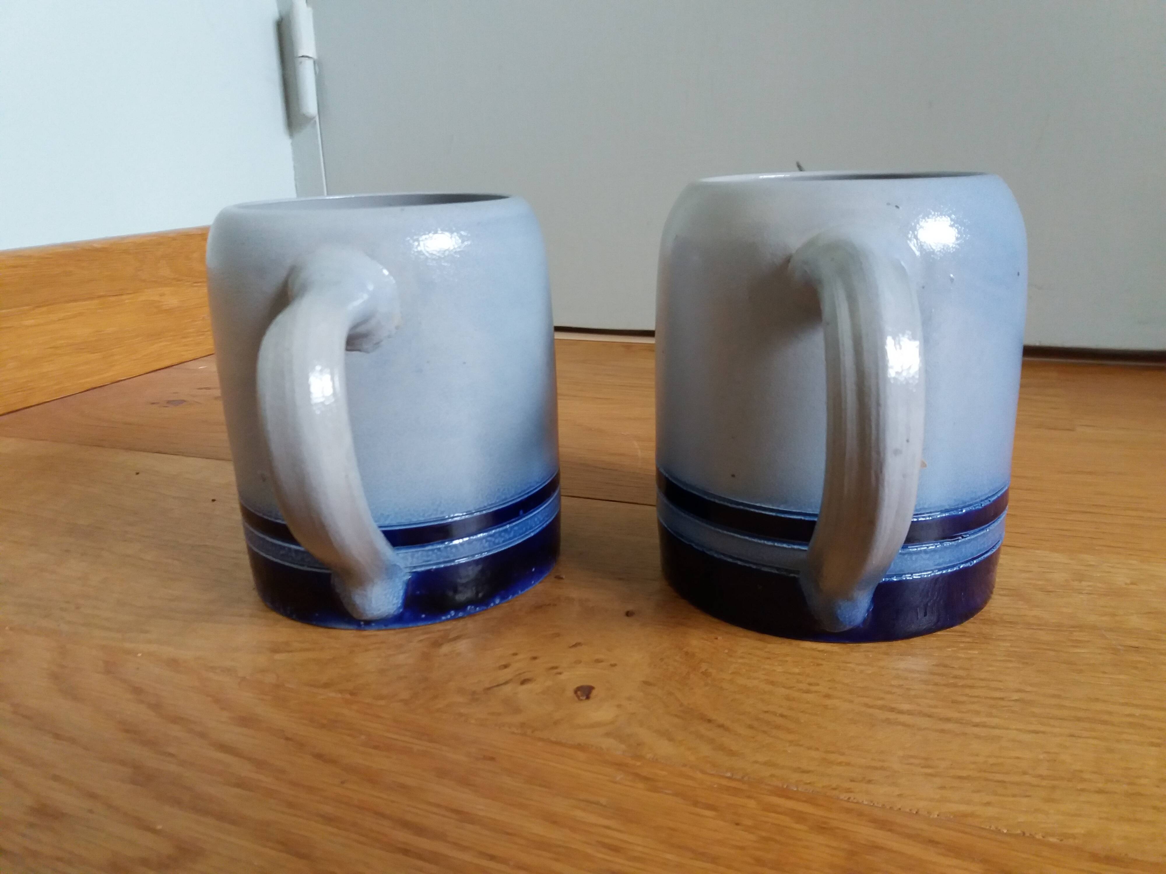 Mugs, tankards in Alsace sandstone