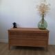 Coffre en rotin vintage