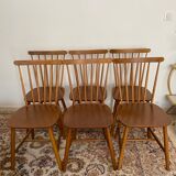 Scandinavian chairs with bars