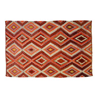 Tapis kilim artisanal anatolien 257 cm x 170 cm