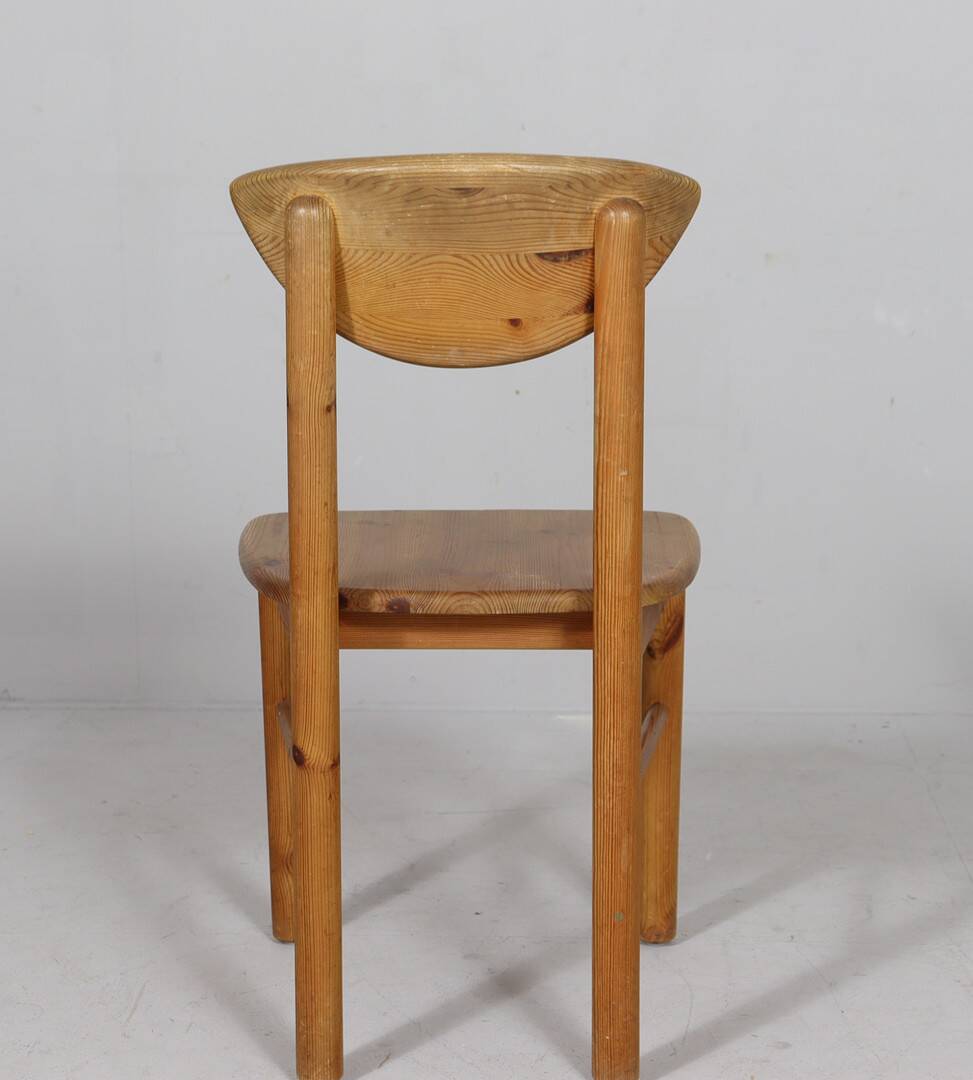 Lot de 6 chaises de salle à manger, Rainer Daumiller, bois de pin, années 1970
