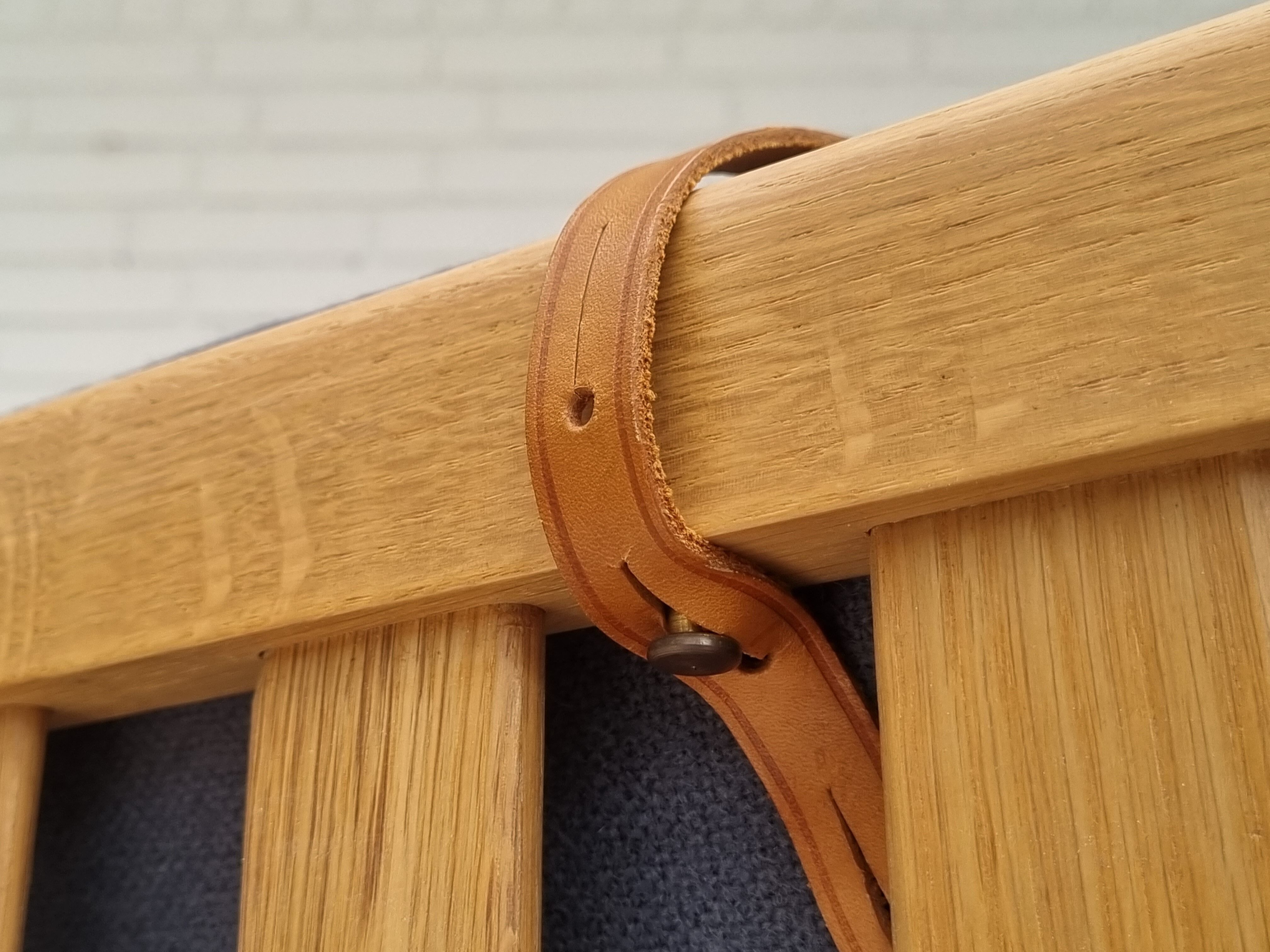 1970s, Danish design by Børge Mogensen, sofa model 2252, oak, furniture wool