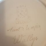 Hollow earthenware plate from Pornic MBFA Wallis