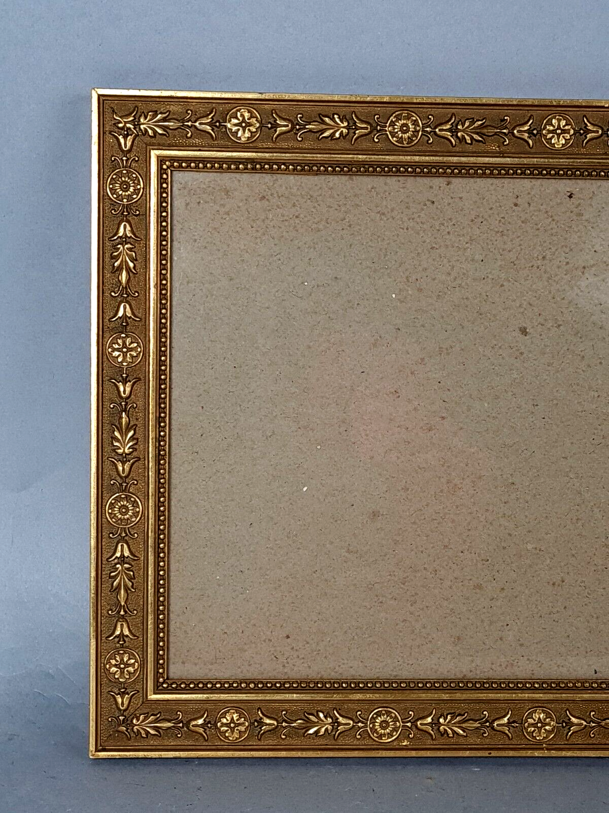 Old frame wood stucco gilding original 31x21 foliage 27x18 cm + glass sb
