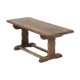 Table basse de ferme rustique antique en chêne