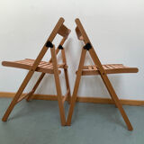 Paire de chaises pliantes