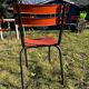Lot de 12 chaises métal